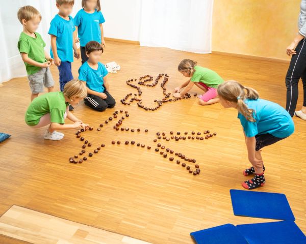 Kastanien im Kindergarten