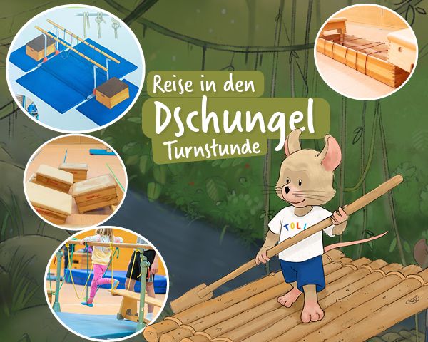 fantasievolle Turnstunde