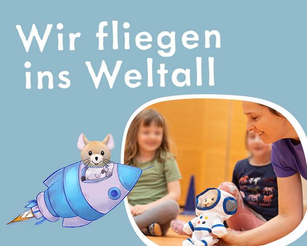 Weltall-Turnstunde im Kinderturnen