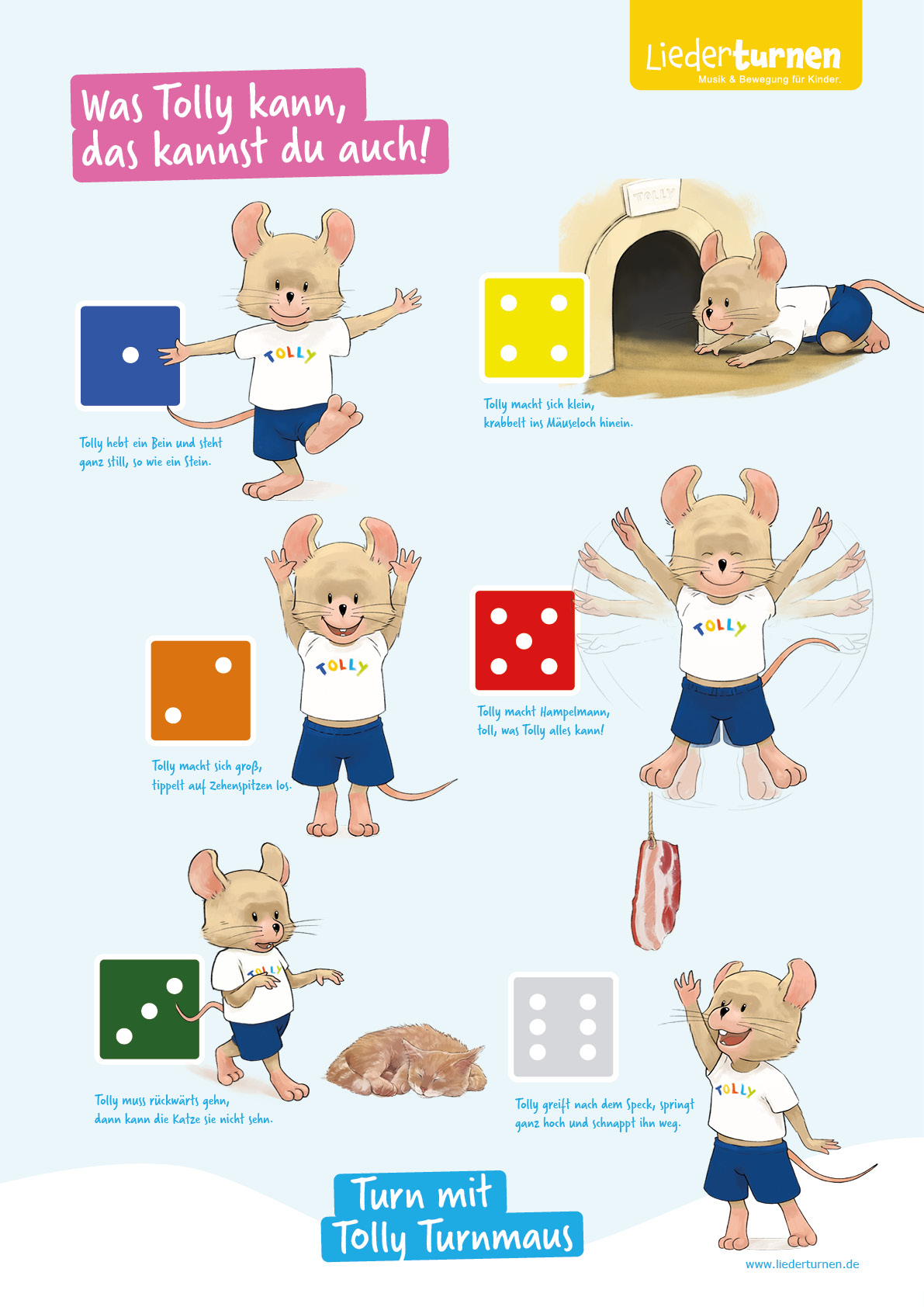 Würfelspiel im Kindergarten