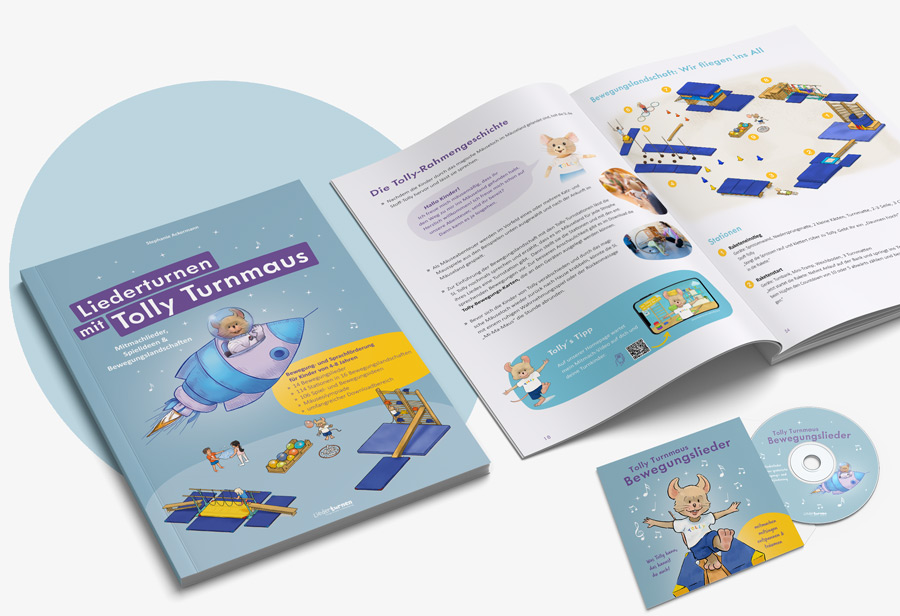 Bewegungslieder, Spielideen und Bewegegungslandschaften im Kinderturnen